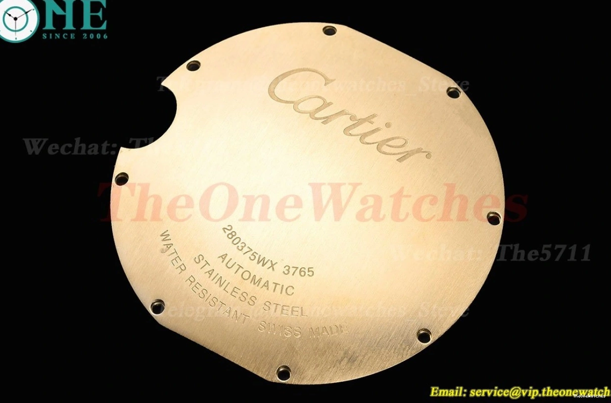 42mm GDF De Dial Cartier White LE MY8215 YG Ballon Bleu 1226